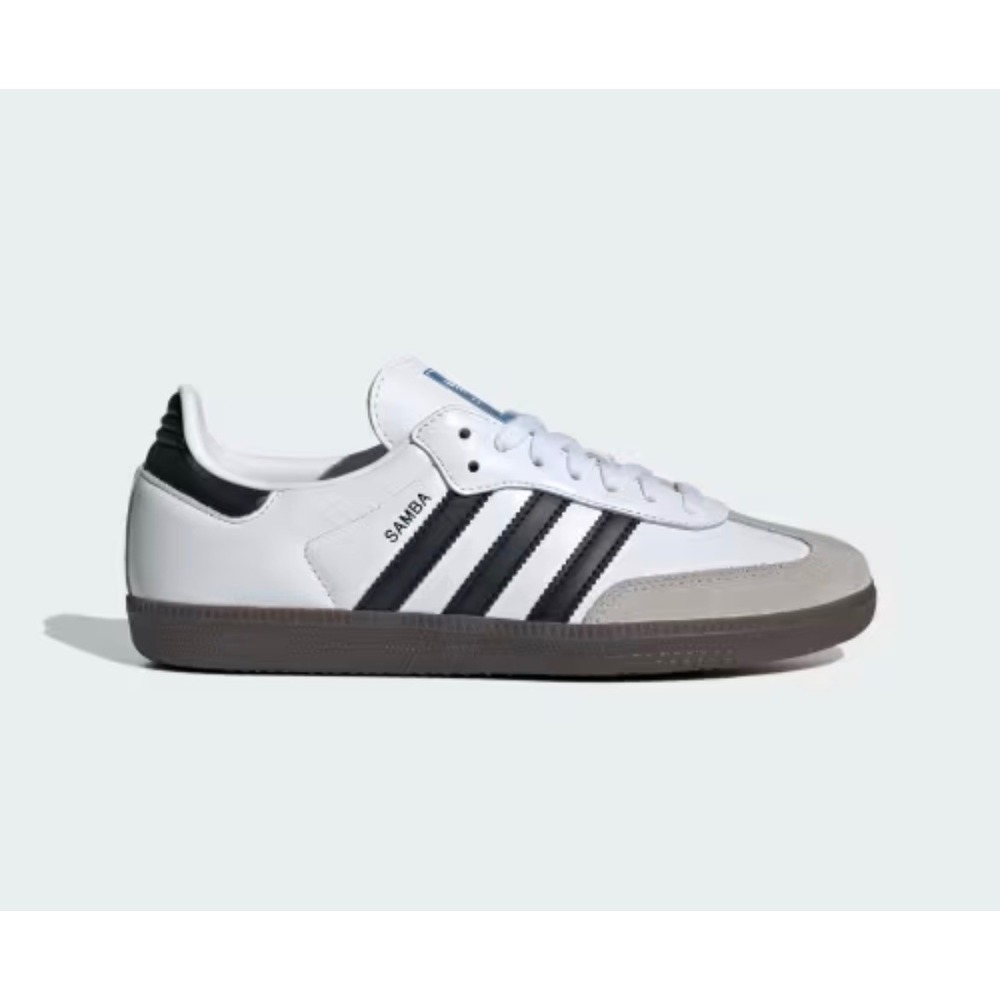 Adidas Samba OG White Black Gum Sole Leather Sneakers FW2427 Mens Size 10